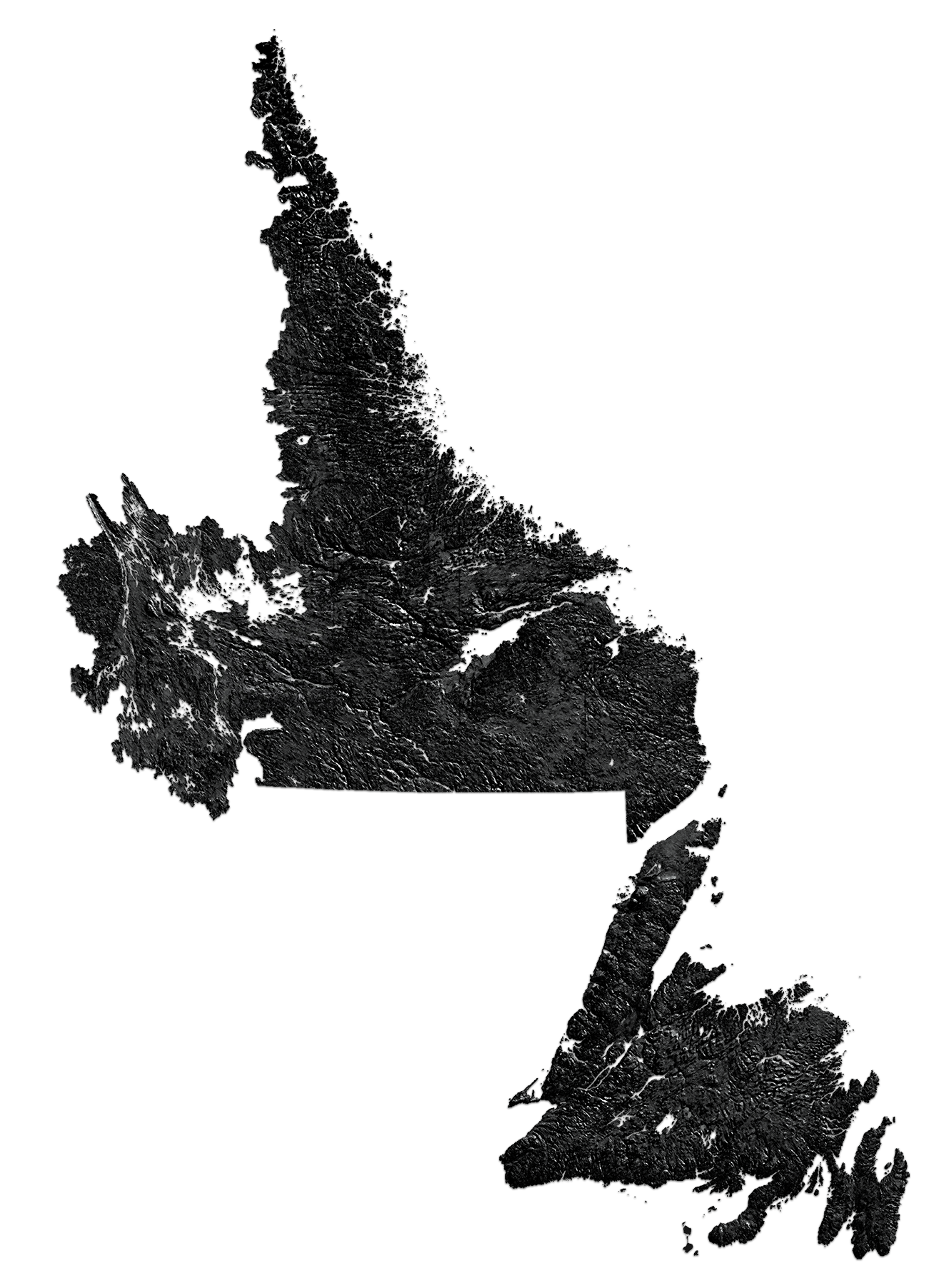 Newfoundland and Labrador Map